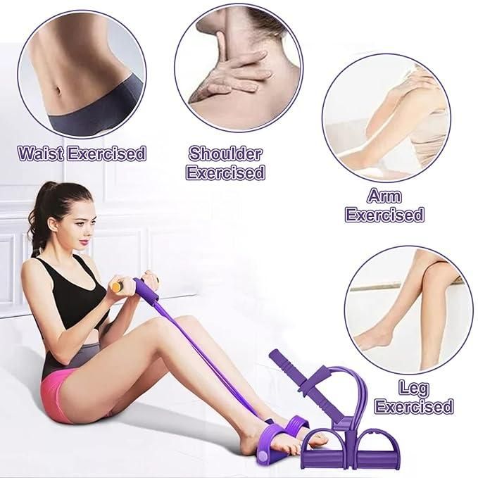 Yoga Pedal Resistance Band – Full Body Fitness Trainer
