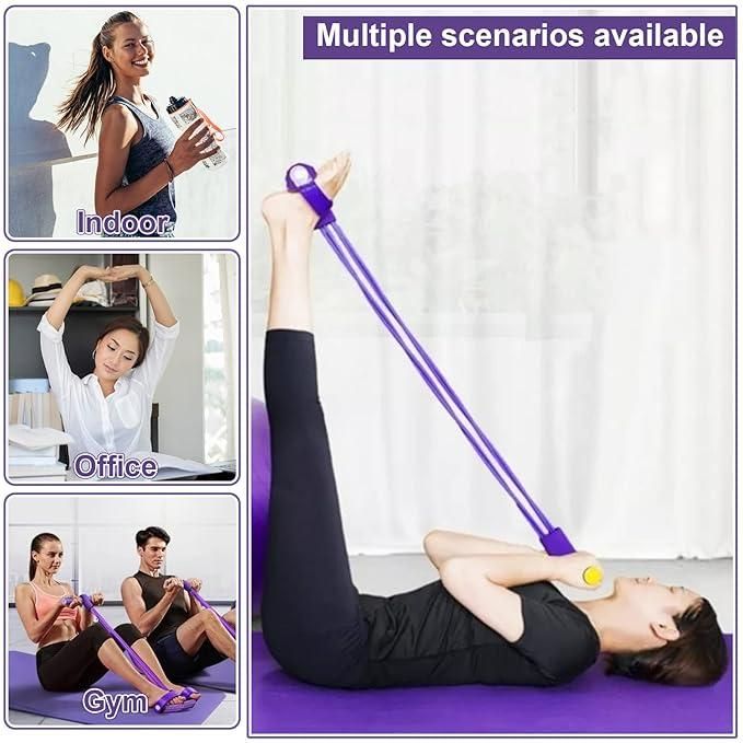 Yoga Pedal Resistance Band – Full Body Fitness Trainer