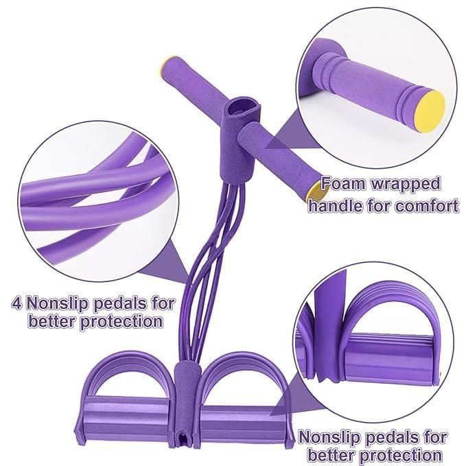 Yoga Pedal Resistance Band – Full Body Fitness Trainer
