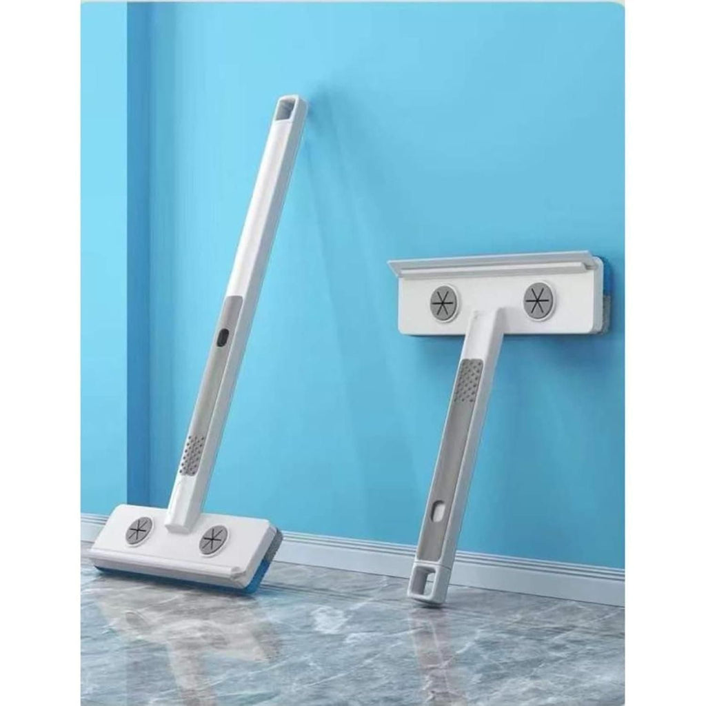 Multi-Function Window Cleaner with Telescopic Rod | Glass & Dust Cleaning Brush (1 Pc)