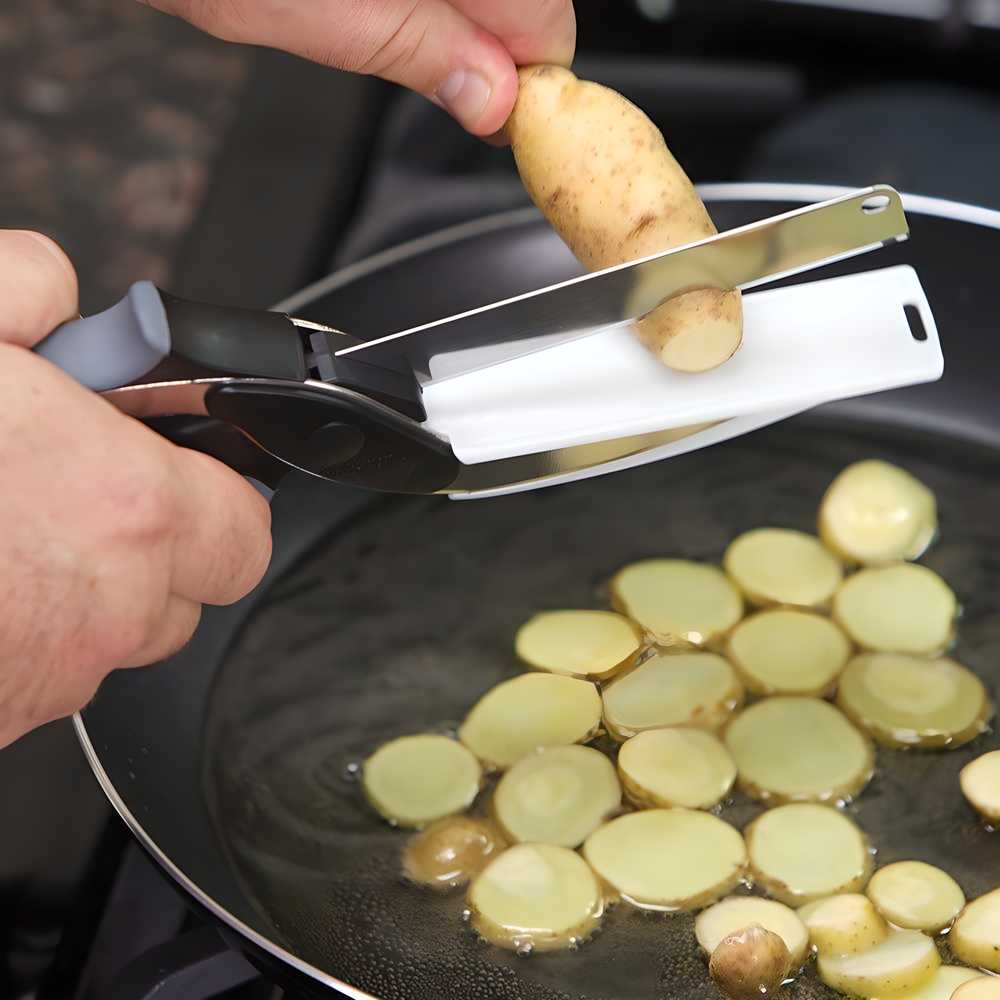 Clever Cutter 2-in-1 Kitchen Knife & Food Chopper