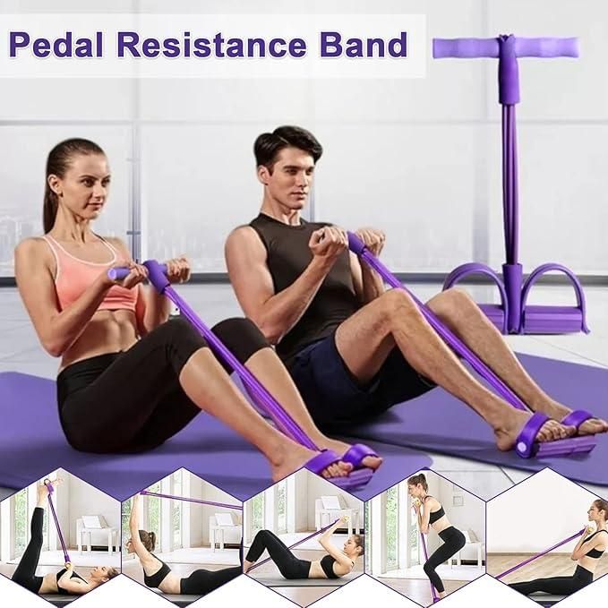 Yoga Pedal Resistance Band – Full Body Fitness Trainer
