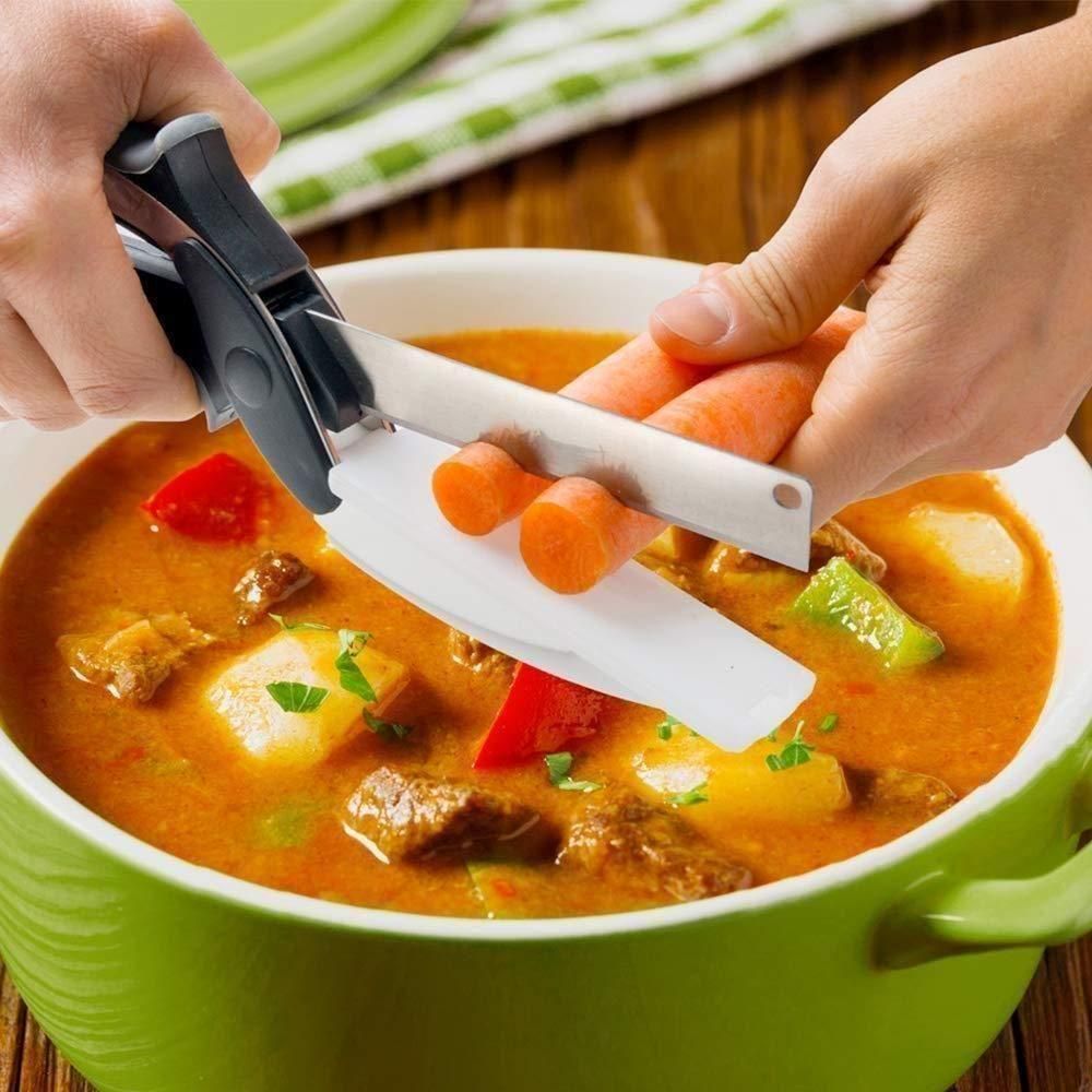 Clever Cutter 2-in-1 Kitchen Knife & Food Chopper