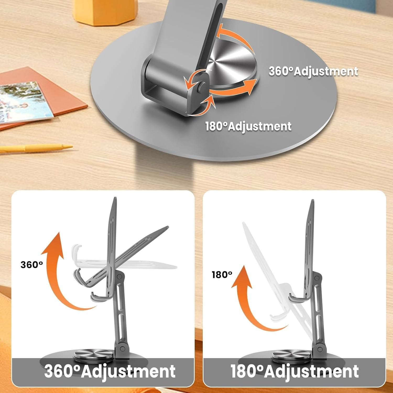 Aluminium 360° Rotating Phone & Tablet Stand