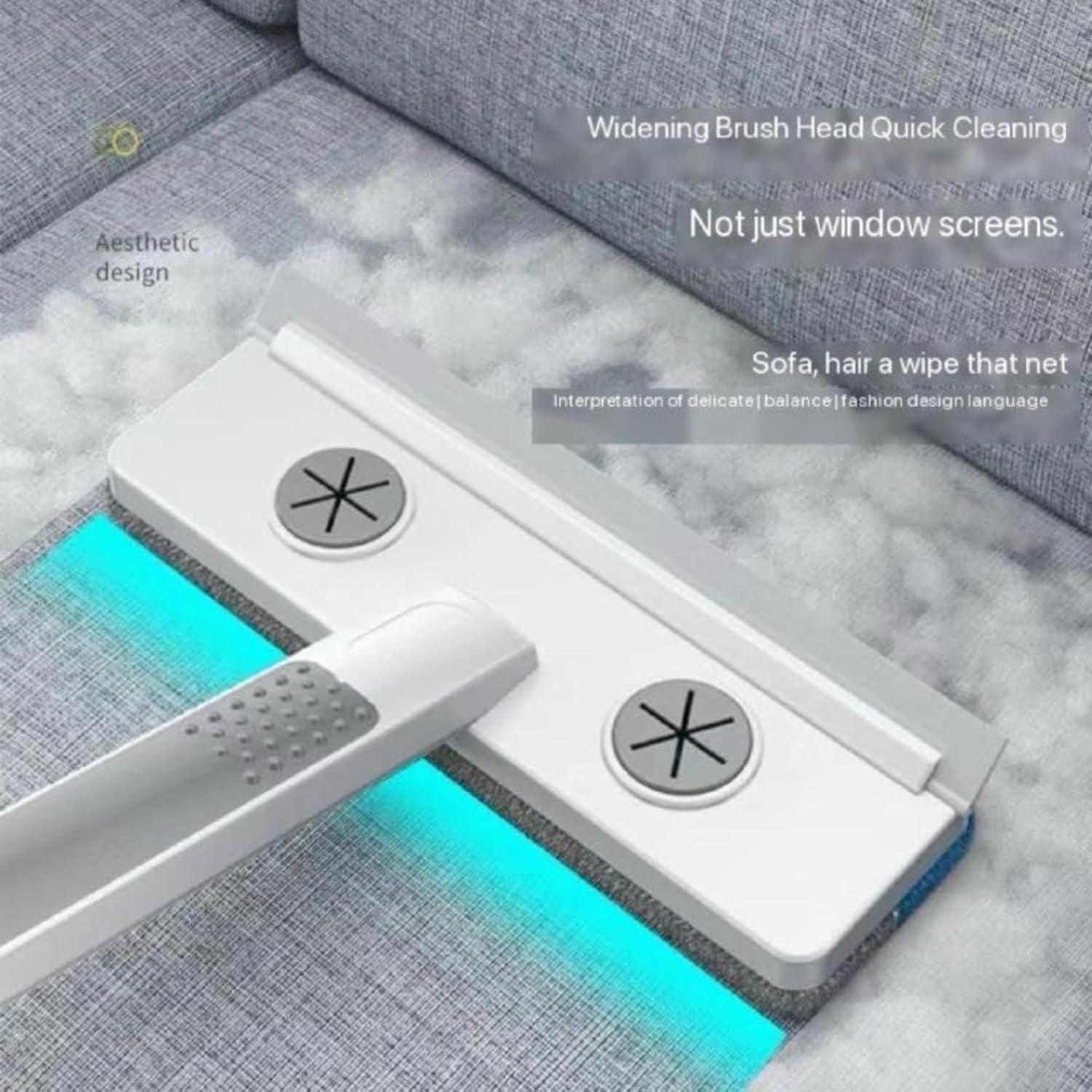 Multi-Function Window Cleaner with Telescopic Rod | Glass & Dust Cleaning Brush (1 Pc)